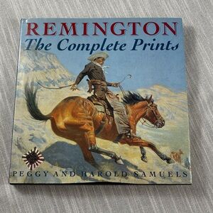 Remington : The Complete Prints Hardcover Peggy, Samuels, Harold Dust Cover Torn